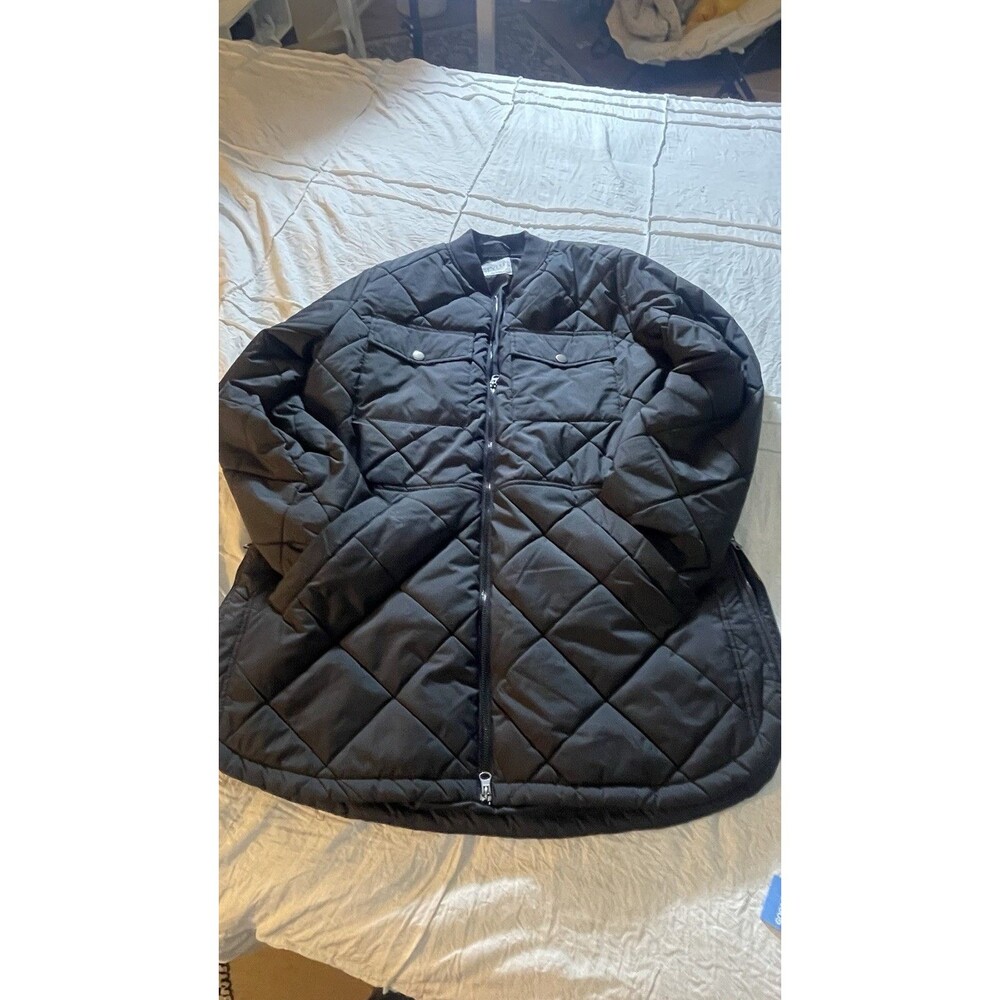 And Now What Puffer Jacket Black Puffer Jacket Size M For Men And Women Unisex
